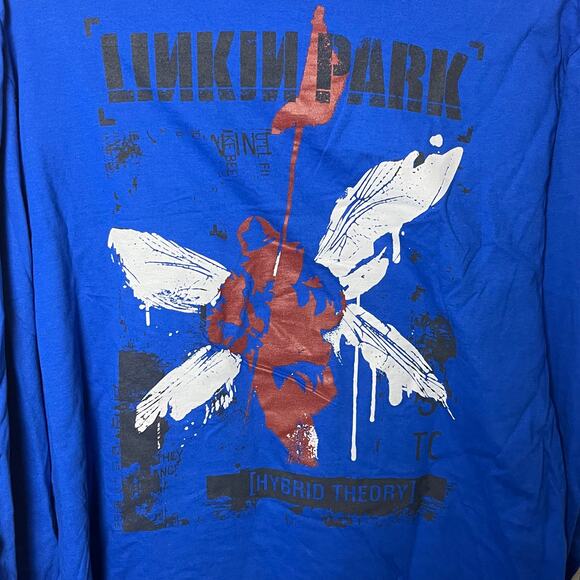 Linkin Park Shirt Long Sleeve Mens Large Hybrid Theory - Picture 4 of 4